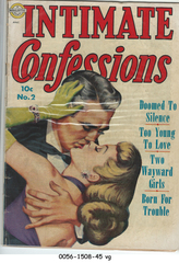 Intimate Confessions #2 © September-October 1951 Realistic Comics
